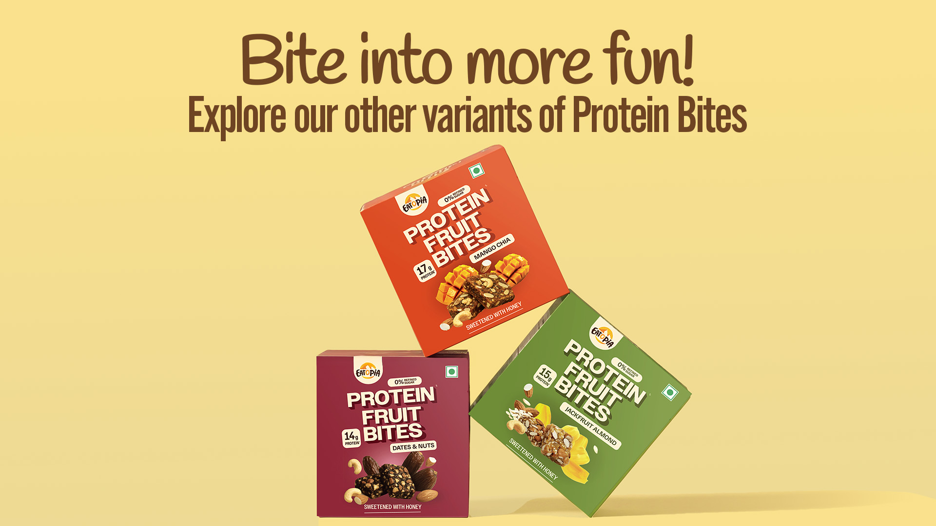 Eatopia Chocolate Dates & Nuts Protein Bites, 10g Protein, Pack 2 (200g)