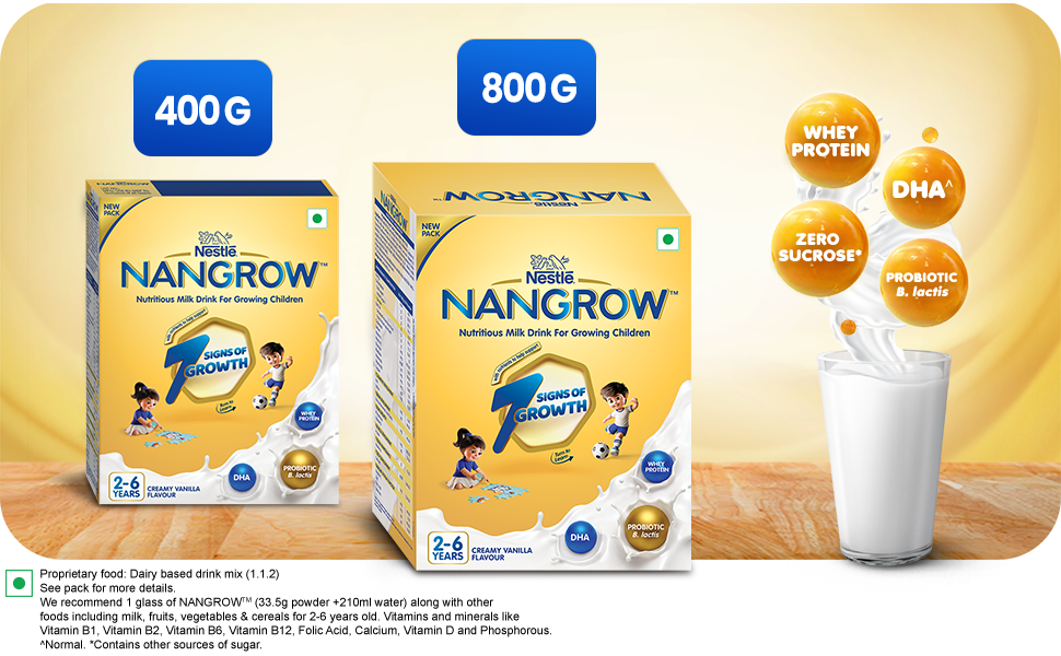 Nestlé Nangrow Nutritious Milk Drink Powder with Dino activity book, 400g