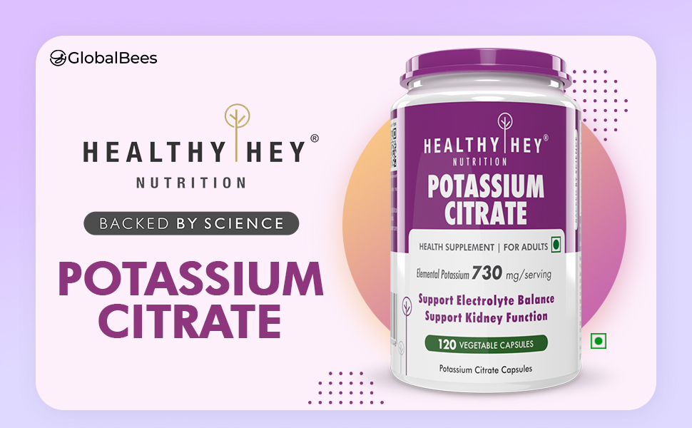 HealthyHey διατροφή κιτρικό κάλιο -120 κάψουλες λαχανικών