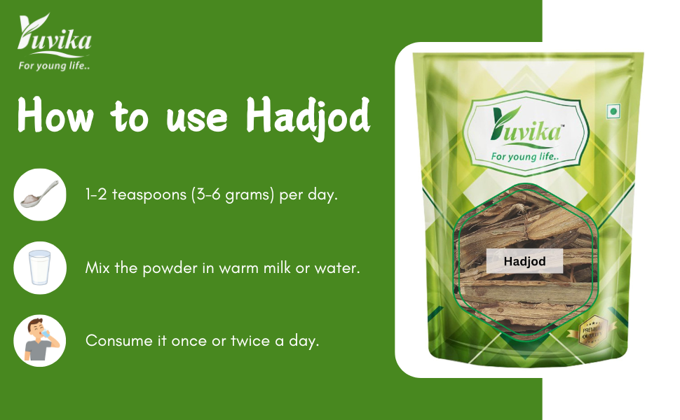 Yuvika Hadjod - Hadjora - Gangdi - Cissus Quadrangularis 100 Grams
