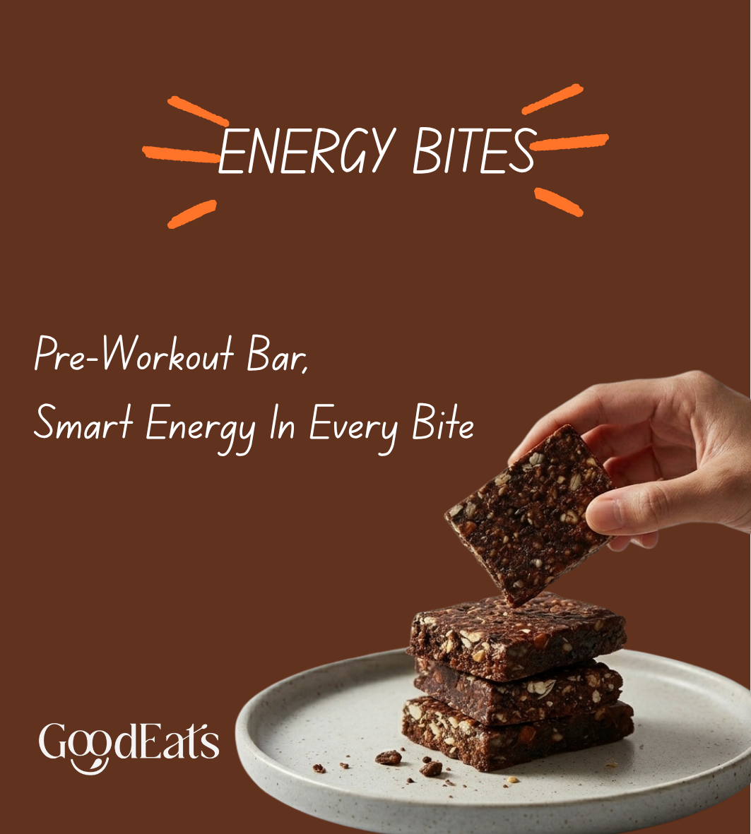 GOODEATS PRE & POST WORKOUT COMBO: 12g Protein (Per 40g Bite) + 23.2g Protein (Per 65g Bar) | Low Added Sugar (<0.4g & <0.65g) | Nuts & Seeds + Oats & Jowar | Soya Isolate + Whey Concentrate | With Prebiotic Fiber | 40g x 6 & 65g x 4