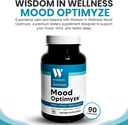 Wisdom In Wellness Mood Optimyze - 90 Mood Support Supplement Capsules - Soothing Support Supplement - Mind, Sleep & Mood Support Pills - Gluten Free & Non GMO Wellness and Relaxation Supplement 3