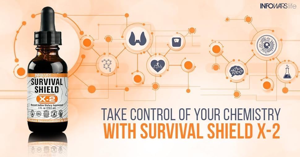 Infowars/Infowar's Life - Survival Shield X-2 Nascent Iodine (1 oz) / Made in USA/Same Day Ship 5