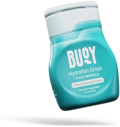 Buoy Electrolyte Drops | No Sugar, No Sweeteners | Trace Minerals, Vitamins & Antioxidants | Purposefully Unflavored | Perfect for Any Drink | Daily Hydration Supplement (1, Unflavored) 2