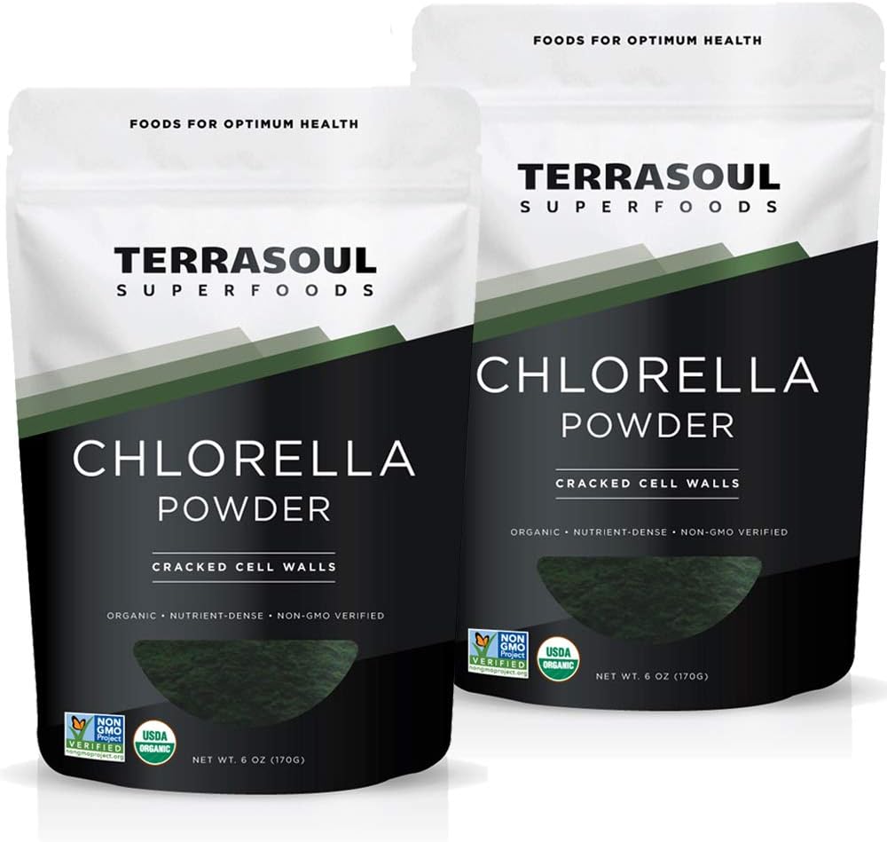 Terrasoul Superfoods Organic Chlorella Powder (Cracked Cell Walls) - 12 Oz (2 Pack) 2