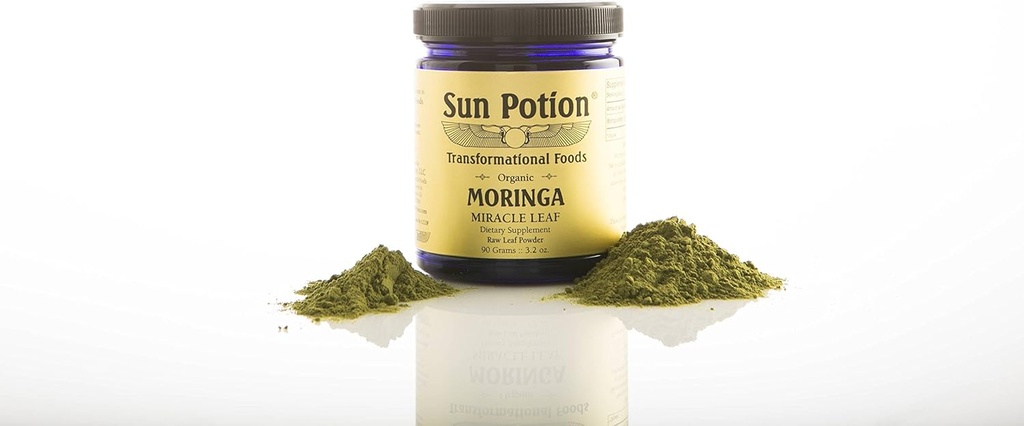 Sun Potion Moringa Leaf Powder - 90 Gram Jar 6