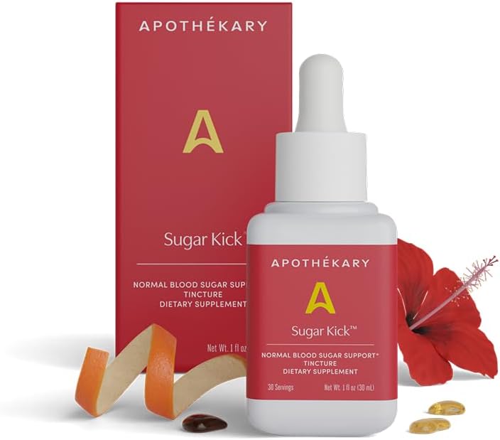 Apothékary Sugar Kick Herbal Liquid Drops, Digestive Support, Metabolic Support, 30 Servings 2