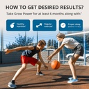 NuBest Grow Power - Calcium Supplement - Magnesium Supplement with Vitamin D3, B6, Zinc, Phosphorus and Multivitamin for Strong Bones, Overall Health for Age 10+ - 1 Month Supply 6