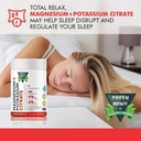 Magnesium Citrate + Potassium 60 Premium Vegan Capsules(Citrate 375 mg) + (375mg Potassium) Non GMO, Gluten Free - High Absorption Supplement Made in USA 3