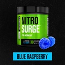 Jacked Factory NITROSURGE Pre Workout Supplement - Energy Booster, Instant Strength Gains, Clear Focus & Intense Pumps - NO Booster & Powerful Preworkout Energy Powder - 30 Servings, Blue Raspberry 3