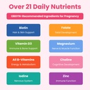 Mother's Promise Prenatal & Postnatal Multivitamin for Women | Sugar Free Liquid Prenatal Vitamins for Women with Folate, Choline & Organic Fruits for Preconception, Pregnancy & Nursing | Vegan 4