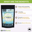 Electrolyte Powder Infused with 95% Pure Organic Curcumin from Turmeric - Sports Energy Drink Mix - Hydration Powder Sugar Free - Lemon Flavor Turmeric Drink - 250g 5