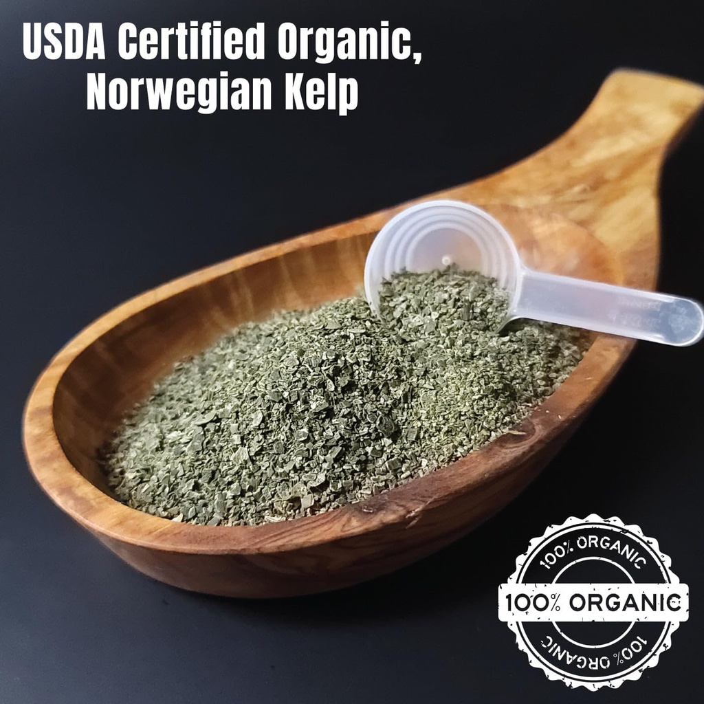 Dogzymes Organic Norwegian Kelp for Pets, a Valuable Nutrition Source Rich in Iodine to Support Gland Function, Especially The Thyroid (3 Pound) 6