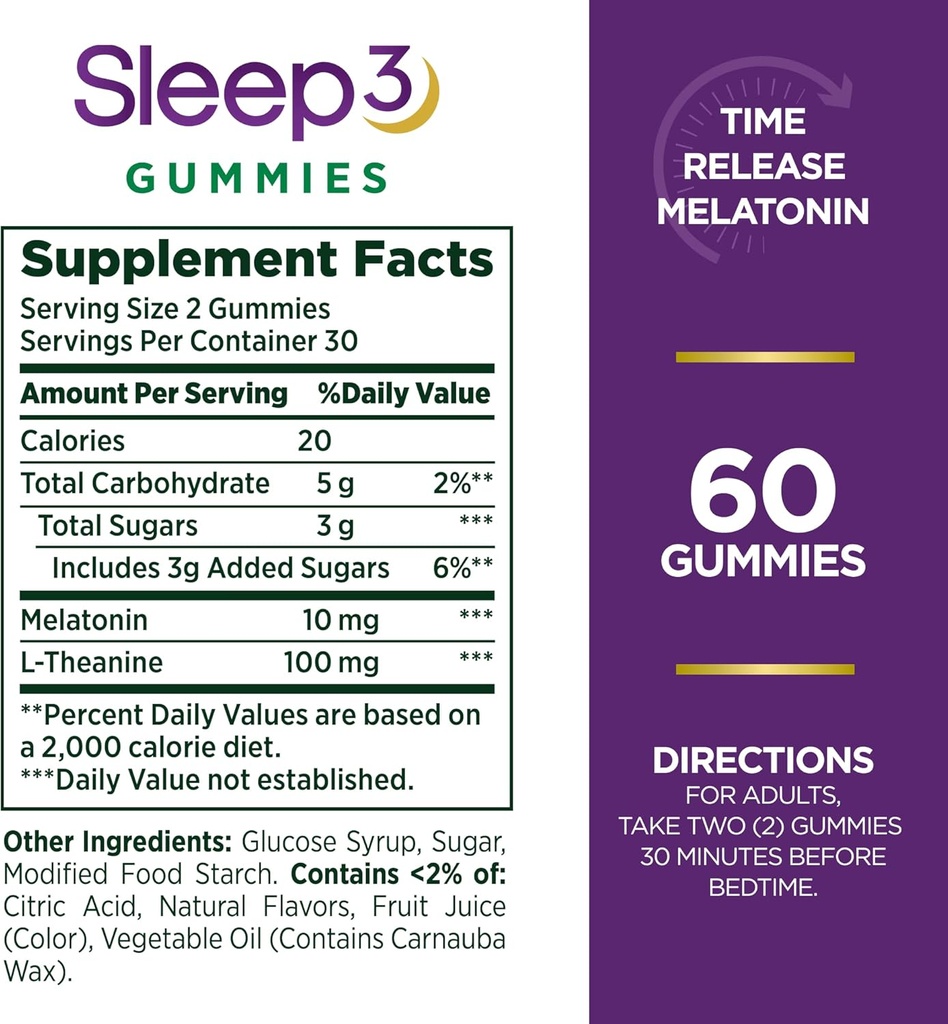 NBTY Sleep3 10mg 12x60 GMY US 3