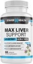Max Liver Support Supplement Choline, Milk Thistle, Artichoke Extract, Liver Health, Natural Ingredients 2