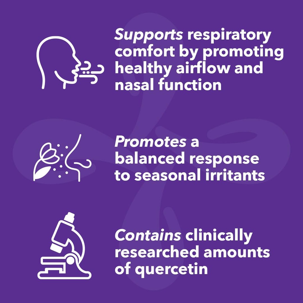 LifeSeasons Breathe-X with Immuni-T - Allergy & Sinus Relief Supplement - Supports Sinuses & Nasal Discomfort - Non-Drowsy & Fast-Acting - 180 Capsules 6