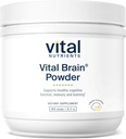 Vital Nutrients Vital Brain Powder | Phosphatidylserine, Acetyl-L-Carnitine Brain Supplement | Nootropic | Healthy Cognitive Function, Memory, Learning* | Gluten, Dairy, Soy Free | Lemon | 150g 2