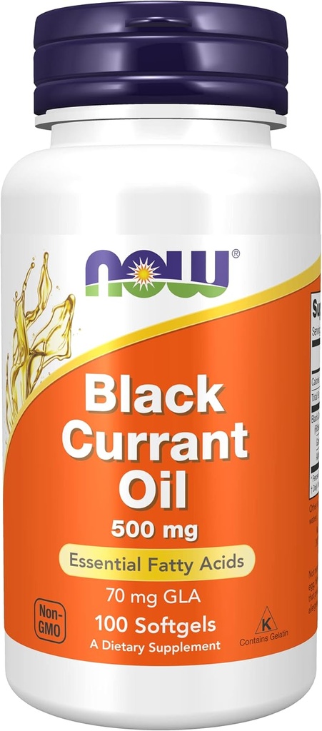Now Foods, Black Currant Oil, 500 mg, 100 Softgels 2