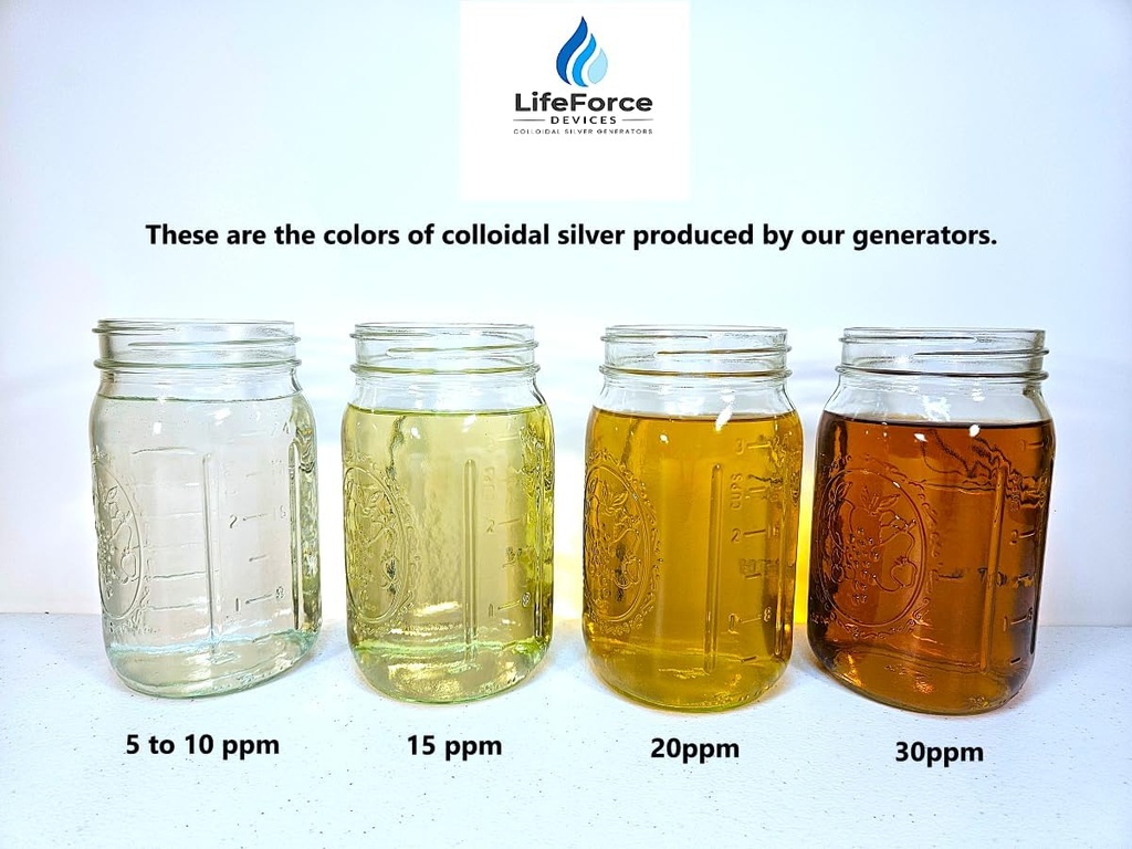 Compact EZ-2 Deluxe Silver Generator Package – Plug-in DIY Fresh Silver Maker with 10 Gauge Wires for Home – Make 32oz in 16 Minutes 6