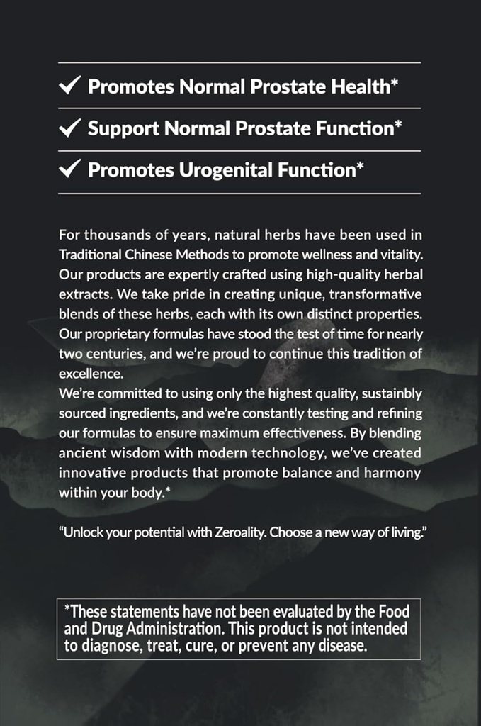 ZenCrest, Natural Herb Prostate Supplement, Traditional Chinese Herbal Formula, Promote Healthy Prostate, Promote Urogenital Function, No Side Effects, (128 Packets - 4 Boxes) (4) 4