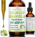 Soursop Graviola Liquid Drops - 2000mg Pure Soursop Extract Blended with 300mg Sea Moss & 100mg Elderberry - Powerful Cell Support, Antioxidant-Rich, Immune-Boosting - 2 Fl Oz (60ml) Bottle 2