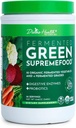 Divine Health Fermented Green Supremefood | 14 USDA Organic & Fermented Vegetables and Grasses | Probiotics | Enzymes | Apple Cinnamon Flavor | 30 Servings | 240g 2