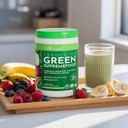 Divine Health Fermented Green Supremefood | 14 USDA Organic & Fermented Vegetables and Grasses | Probiotics | Enzymes | Apple Cinnamon Flavor | 30 Servings | 240g 4