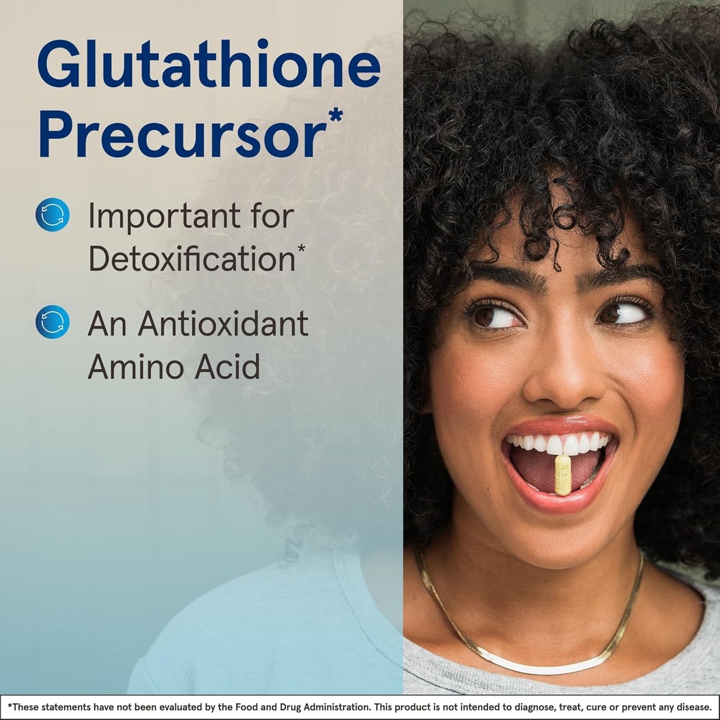 Jarrow Formulas N-A-C 500 mg - Antioxidant Amino Acid Supplement Supports Cellular Health & Liver Function - Precursor to Glutathione - Up to 60 Servings (Veggie Caps) (Pack of 4) 5