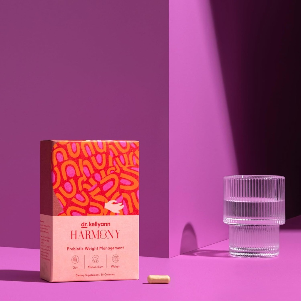 Dr. Kellyann Harmony Probiotic Weight Management (30 Capsules) Prebiotic and Probiotic to Support Weight Management and Promote Optimal Gut Health 3