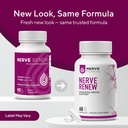 NERVE RENEW Advanced Nerve Support - 300mg Stabilized R-Alpha Lipoic Acid, Vitamin B Complex, Benfotiamine, Herbs for Fast-Acting Support 5