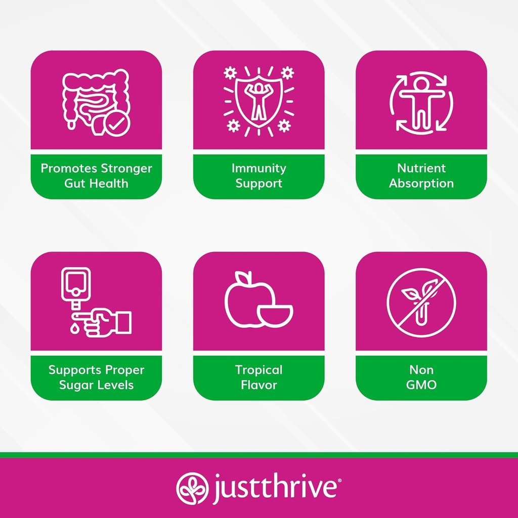 Just Thrive PREbiotic Powder - Digestive and Immune Support Supplement, 150 g 6