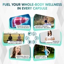 Sea Moss Supplement - 16-in-1 Natural Blend with Black Seed Oil Ashwagandha Burdock Bladderwrack Ginger Dandelion - 150 Count - Made & Tested in The USA 4