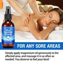 Generic Magnesium Oil Spray, Pure Magnesium Oil Spray for Feet, Nourish Skin and Promote Sleep, Topical Magnesium Oil 2 Fl.Oz 6