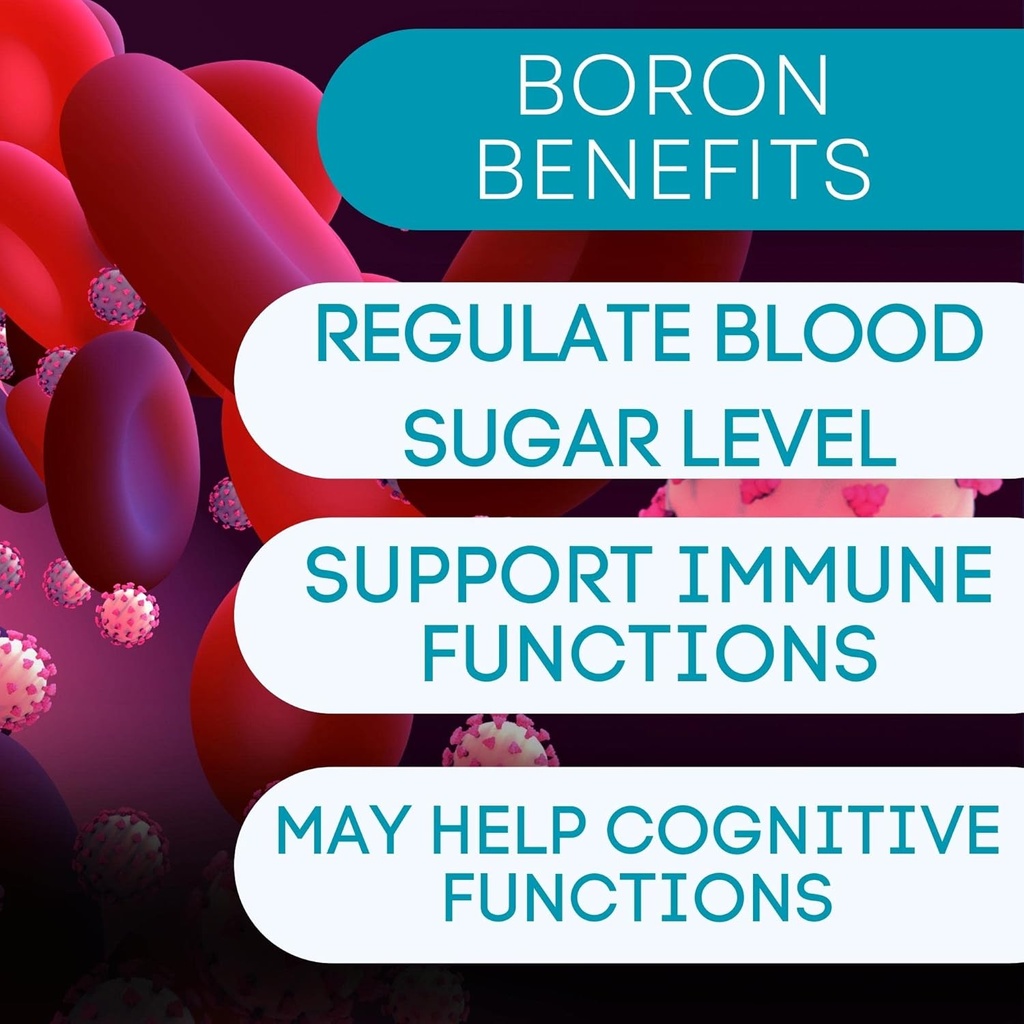 30mg Boron Tablets - 90 Tablets | New World Health Brands | Trace Minerals Your Body Needs to Maintain Optimal Health and Wellness 4