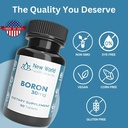 30mg Boron Tablets - 90 Tablets | New World Health Brands | Trace Minerals Your Body Needs to Maintain Optimal Health and Wellness 5