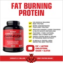 MuscleMeds Carnivor Shred Fat Burning Hydrolized Beef Protein Isolate, 0 Lactose, 0 Sugar, 0 Fat, Chocolate, 4.35 lbs 4
