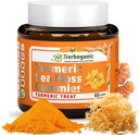 HERBOGANIC Turmeric Sea Moss Gummies - Natural Dietary and Herbal Supplement for Skin and Energy Support with Sea Moss, Boost Immune System - 60 Gummies 2