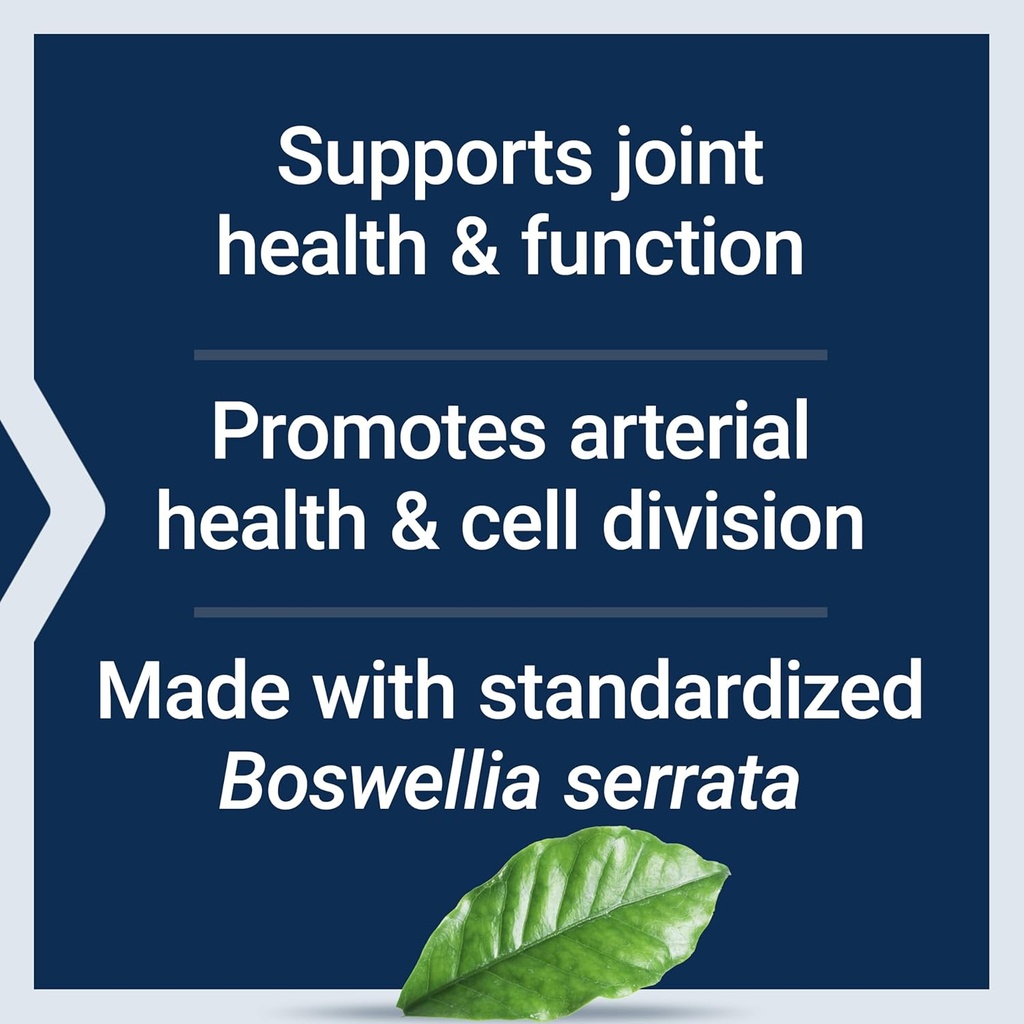 Life Extension 5-LOX Inhibitor with AprèsFlex®, 100 mg, standardized Boswellia serrata Extract, Promotes Joint, Cell & arterial Health, Gluten-Free, Non-GMO, Vegetarian, 60 Capsules 5