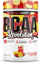 Musclesport BCAA Revolution Amino Acid Powder Supplement for Men & Women - Intra Workout Training Complex - Recovery Supplemen (Strawberry Lemonade, 30 Servings) 2