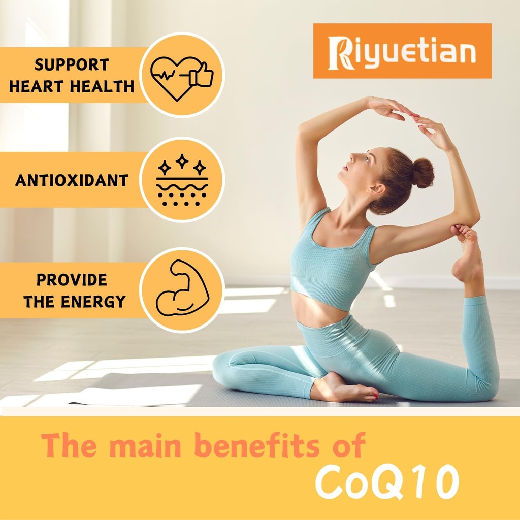 COQ10 Gummies - CoQ10 500mg + Omega-3 EPA/DHA + Magnesium Glycinate + Zinc Citrate, to Support Heart Health, Energy Production, Immune System & Mineral Absorption, 30 Servings 5