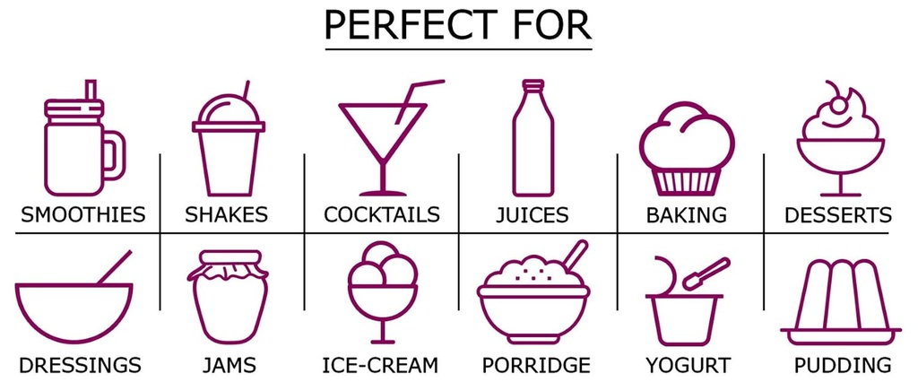 Food to Live Organic Black Currant Juice Powder, 8 Pounds — Non-GMO, Raw, Kosher, Vegan Superfood, Bulk, Rich in Antioxidants, Great for Juices, Drinks, and Smoothies, Contains Maltodextrin 5