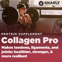 Gnarly Nutrition Collagen Peptides – Gnarly Collagen Pro with Vitamin C, Zinc & Copper – NSF Sport Certified, Protein Synthesis Vitamin Powder – Unflavored, 16.05 oz (30 Servings) 5