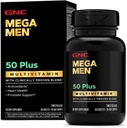 GNC Mega Men 50 Plus Multivitamin Caplets, Clinically Proven, Heart & Prostate Health, B Vitamins, Saw Palmetto, Memory, Vitamin D-3, 60 count 2