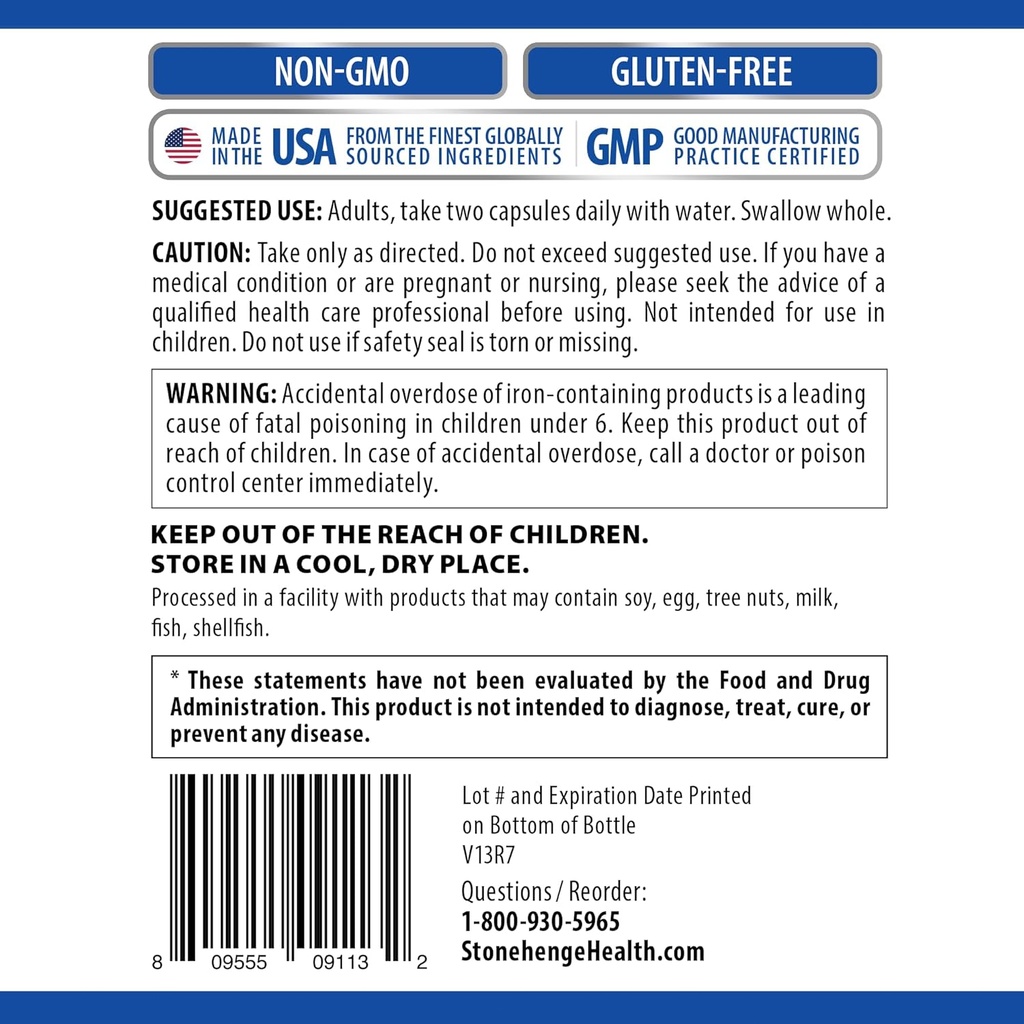 Stonehenge Health Dynamic Brain, Dynamic Mushrooms: Nootropics for Memory, Focus, Clarity Support 6