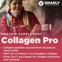 Gnarly Nutrition Collagen Peptides – Gnarly Collagen Pro with Vitamin C, Zinc & Copper – NSF Sport Certified, Protein Synthesis Vitamin Powder – Unflavored, 16.05 oz (30 Servings) 6
