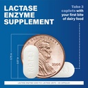 Dairy Aid Lactase Enzyme Caplets Generic for Lactaid Original 120 Ea. 3