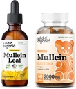Wild & Organic Mullein Tincture 2 fl oz & Mullein Gummies 60 Count 2