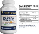 VITASUPPORTMD - Family Bundle, Vein, Lymphatic and H Formula, 3x60 Capsules, Diosmin, Hesperidin, 1000 mg MPFF for Vein, Lymphatic, Hemorrhoidal Support 3