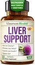 Vegan Liver Cleanse Detox & Repair – Dandelion Root Supplement with Milk Thistle & Artichoke Extract for Enzyme Support, Energy & Healthy Digestion – Herbal Liver Support Supplement. 90 Capsules, 40+ 2