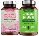 Vitamin Bounty Women's Probiotic & Prebiotic Bundle: Vaginal & Digestive Health Support, pH Balance with Cranberry, Ashwagandha, Delayed-Release Capsules 2